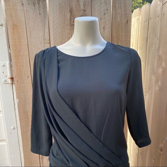 IRO Dark gray Draped Pleated Open Back Mini dress size 0 - Picture 9 of 13